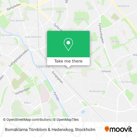 Bomäklarna Törnblom & Hedenskog map