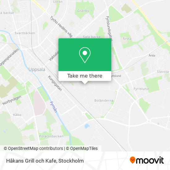 Håkans Grill och Kafe map