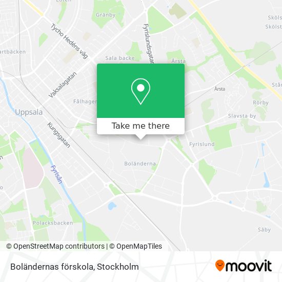 Boländernas förskola map