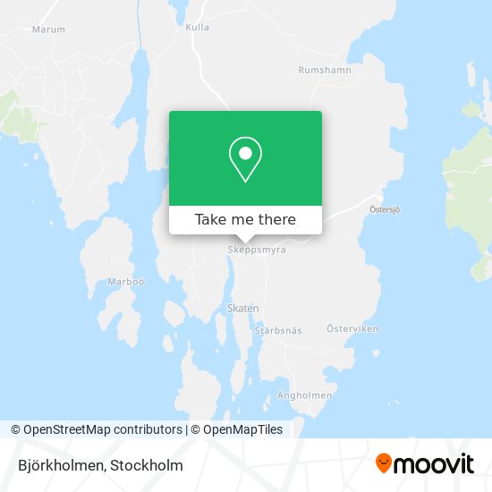 Björkholmen map