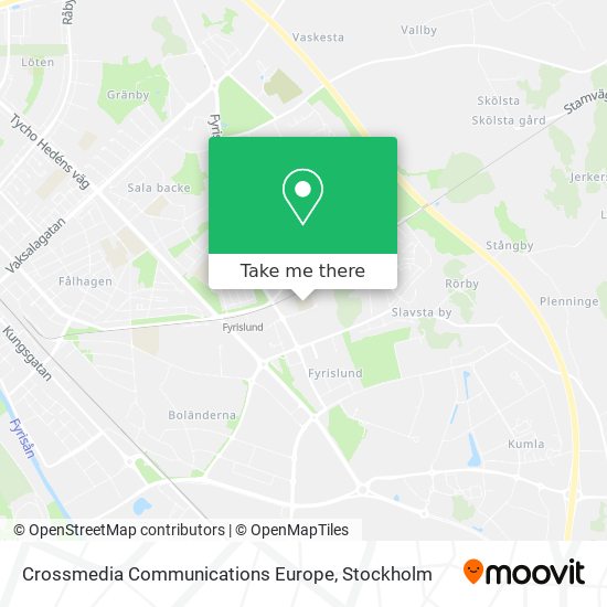 Crossmedia Communications Europe map