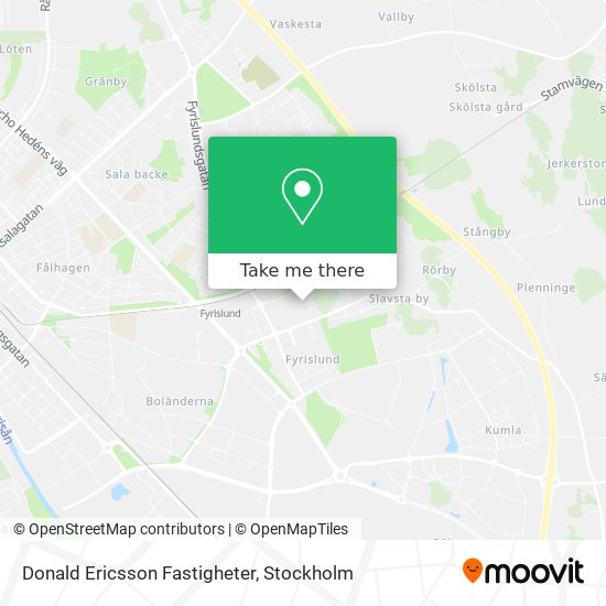 Donald Ericsson Fastigheter map