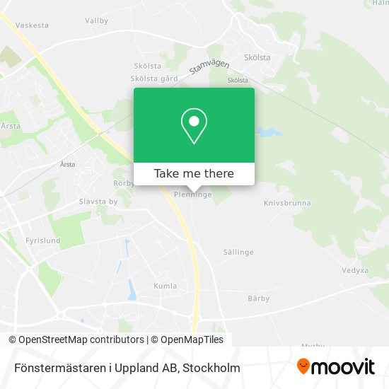 Fönstermästaren i Uppland AB map