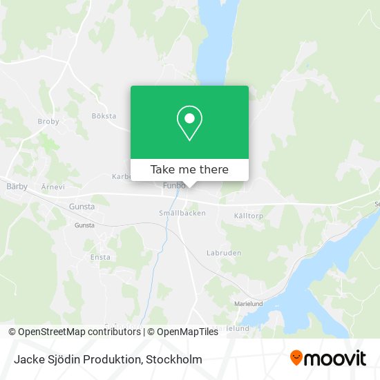 Jacke Sjödin Produktion map