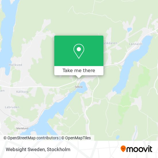 Websight Sweden map