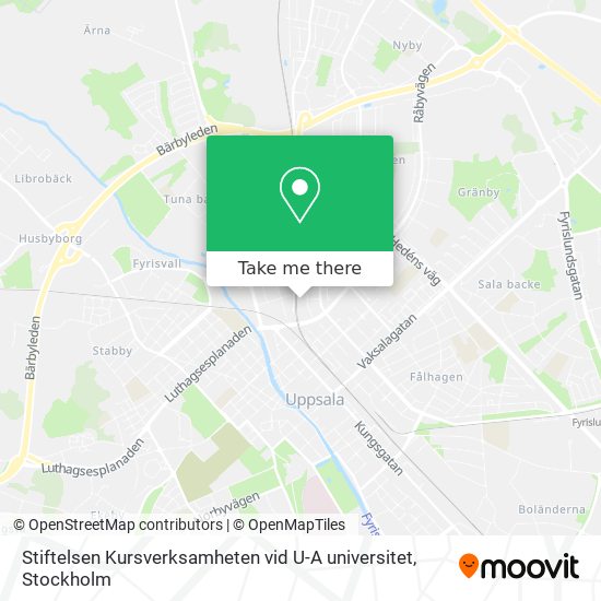 Stiftelsen Kursverksamheten vid U-A universitet map