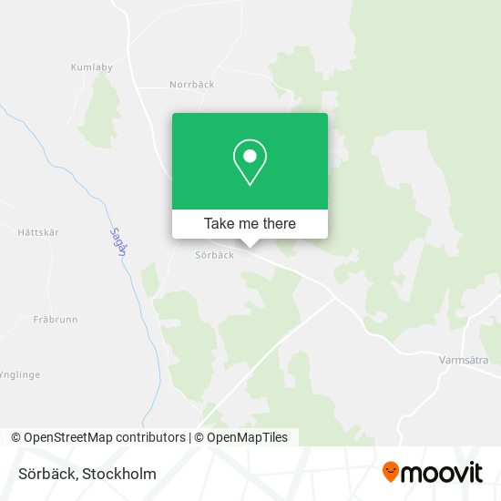 Sörbäck map