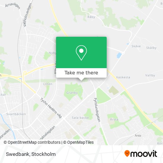 Swedbank map