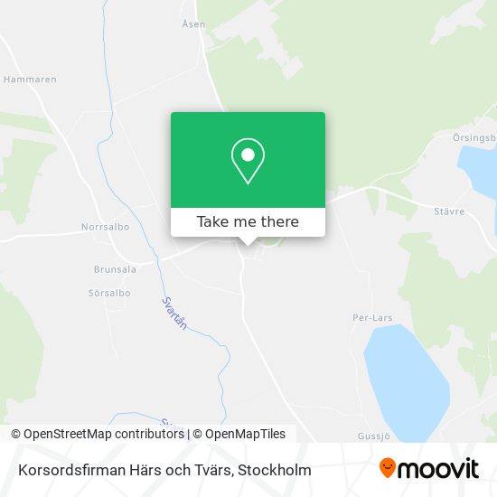 Korsordsfirman Härs och Tvärs map