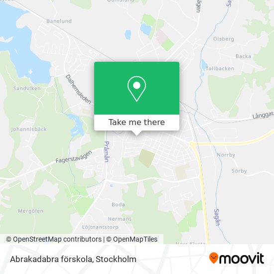 Abrakadabra förskola map