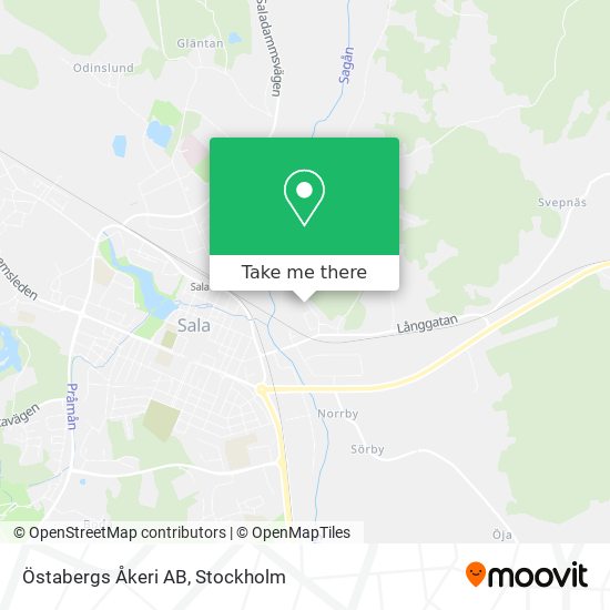 Östabergs Åkeri AB map