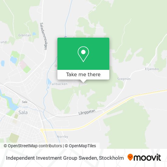 Independent Investment Group Sweden map