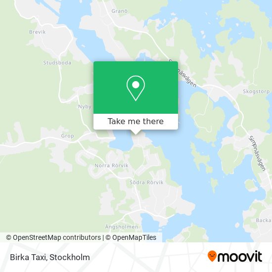 Birka Taxi map