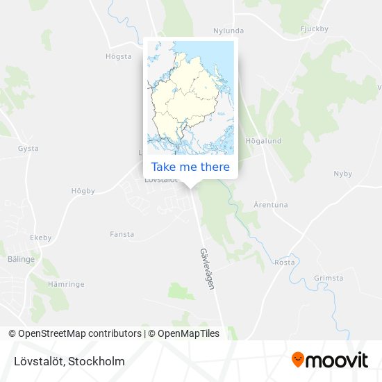 Lövstalöt map