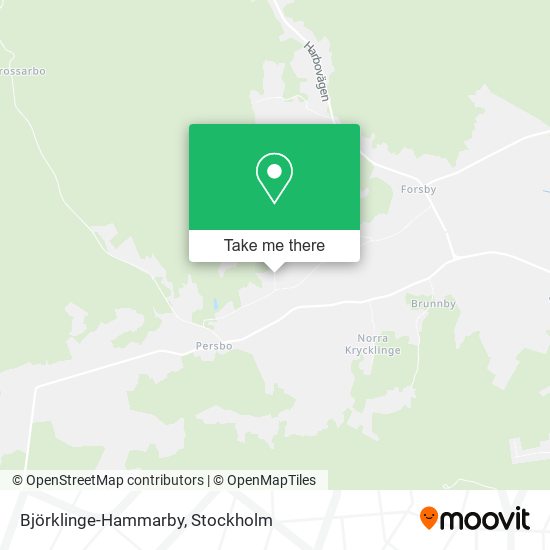 Björklinge-Hammarby map