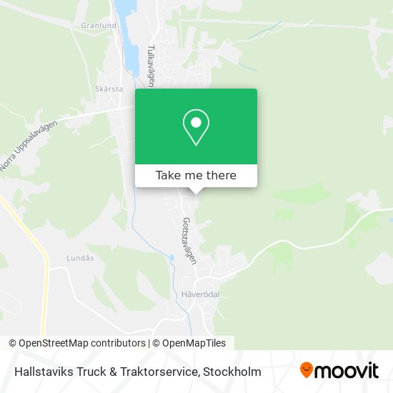 Hallstaviks Truck & Traktorservice map