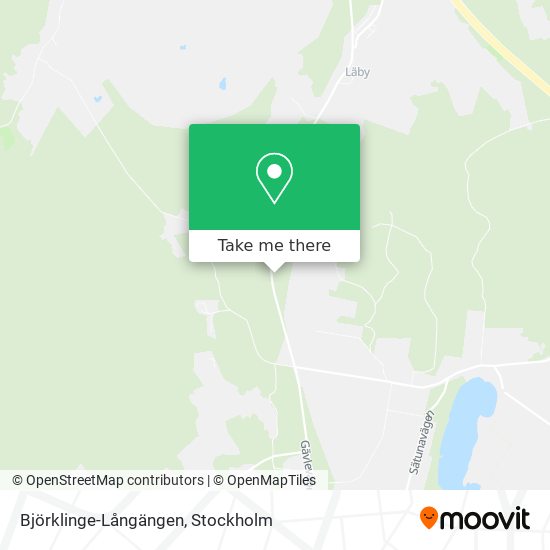 Björklinge-Långängen map