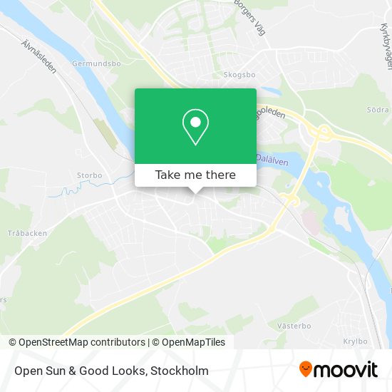 Open Sun & Good Looks map