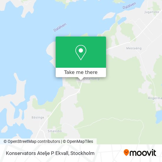 Konservators Atelje P Ekvall map