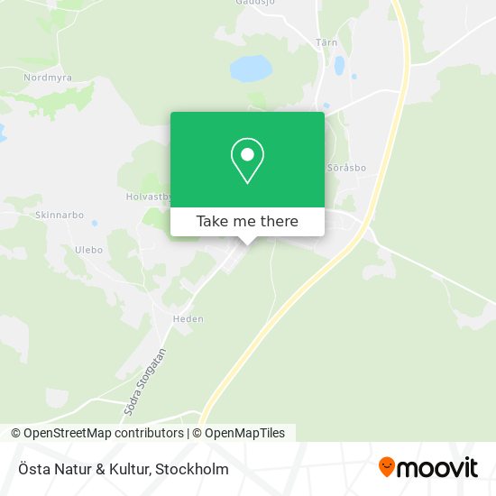 Östa Natur & Kultur map