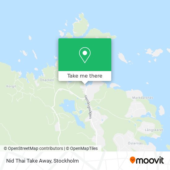 Nid Thai Take Away map