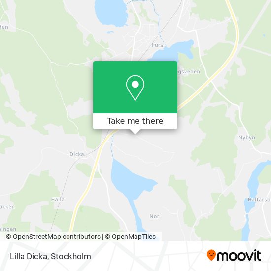 Lilla Dicka map