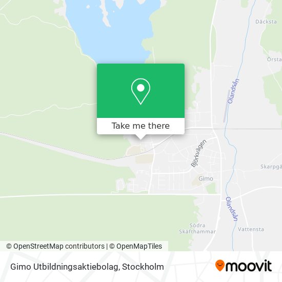 Gimo Utbildningsaktiebolag map