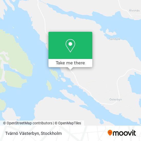 Tvärnö Västerbyn map