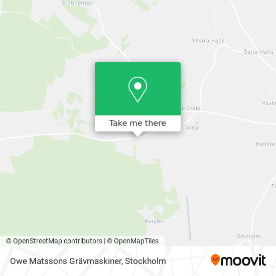 Owe Matssons Grävmaskiner map