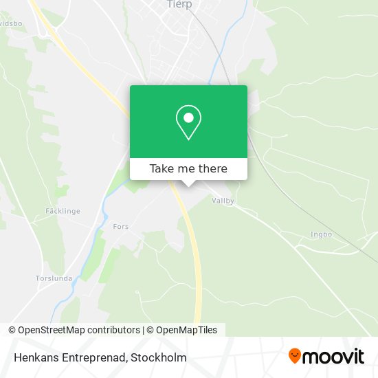 Henkans Entreprenad map