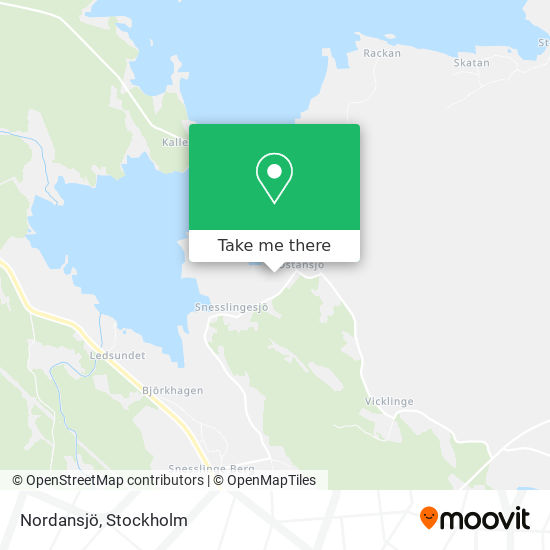 Nordansjö map