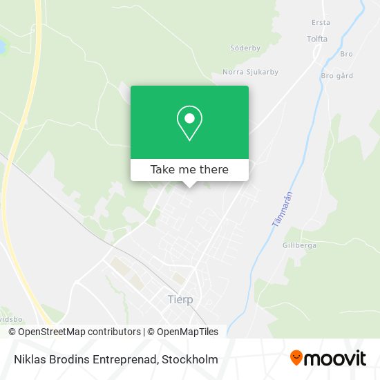 Niklas Brodins Entreprenad map