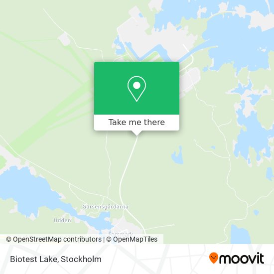 Biotest Lake map