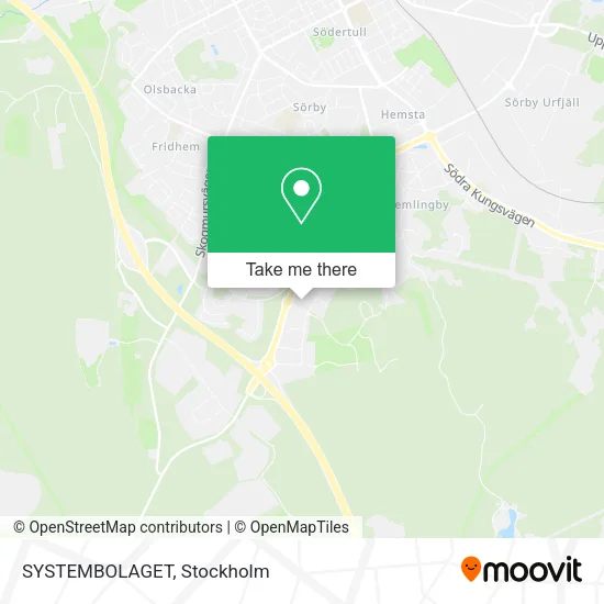 SYSTEMBOLAGET map