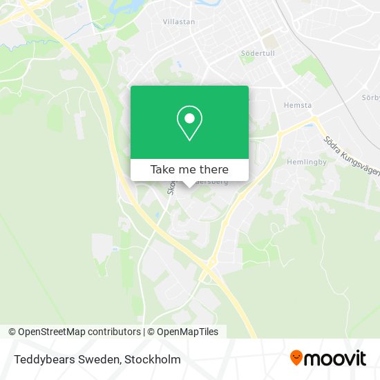 Teddybears Sweden map