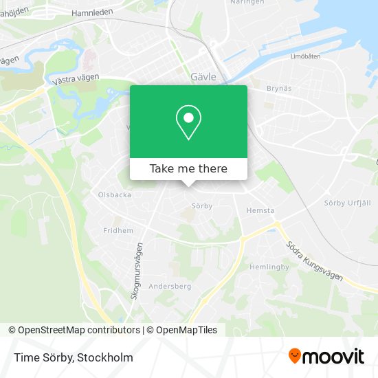 Time Sörby map