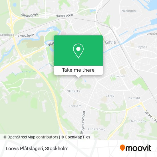 Löövs Plåtslageri map