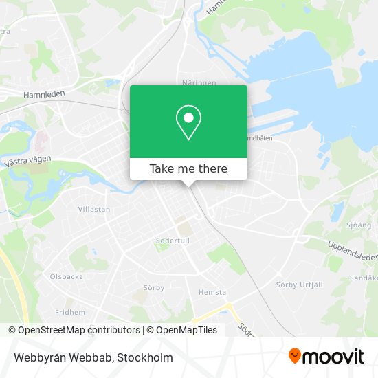 Webbyrån Webbab map