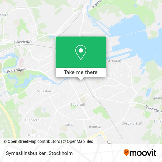 Symaskinsbutiken map