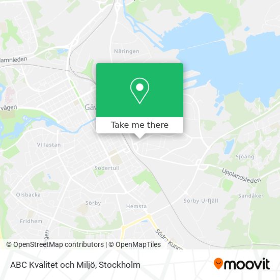 ABC Kvalitet och Miljö map