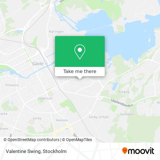Valentine Swing map
