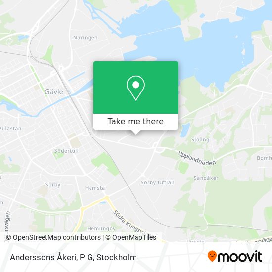 Anderssons Åkeri, P G map
