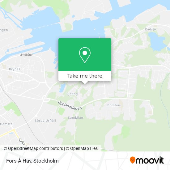 Fors Å Hav map