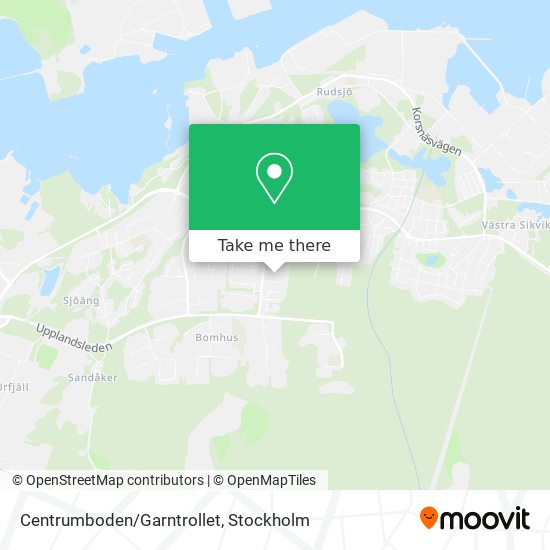 Centrumboden/Garntrollet map