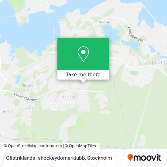 Gästriklands Ishockeydomarklubb map