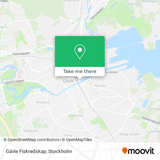 Gävle Fiskredskap map