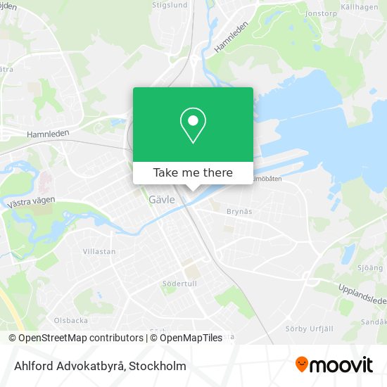 Ahlford Advokatbyrå map