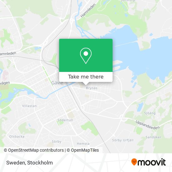 Sweden map