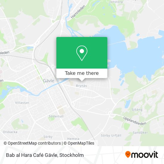 Bab al Hara Café Gävle map