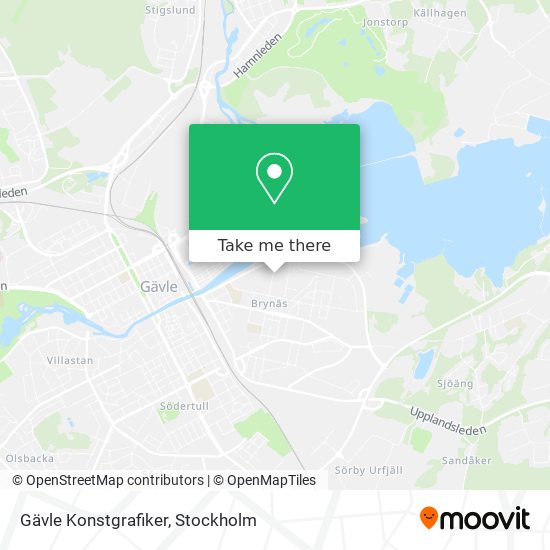 Gävle Konstgrafiker map